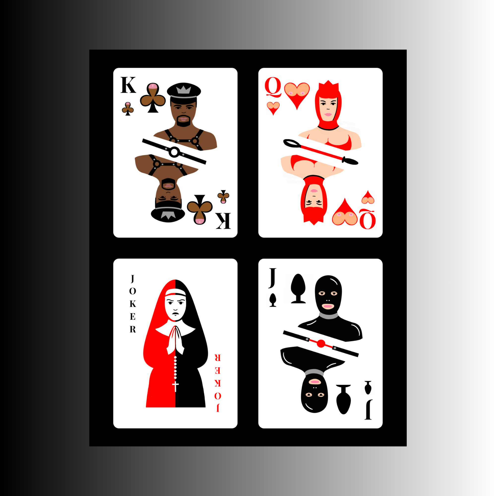 Dirty Royals – Dark (8" × 10")