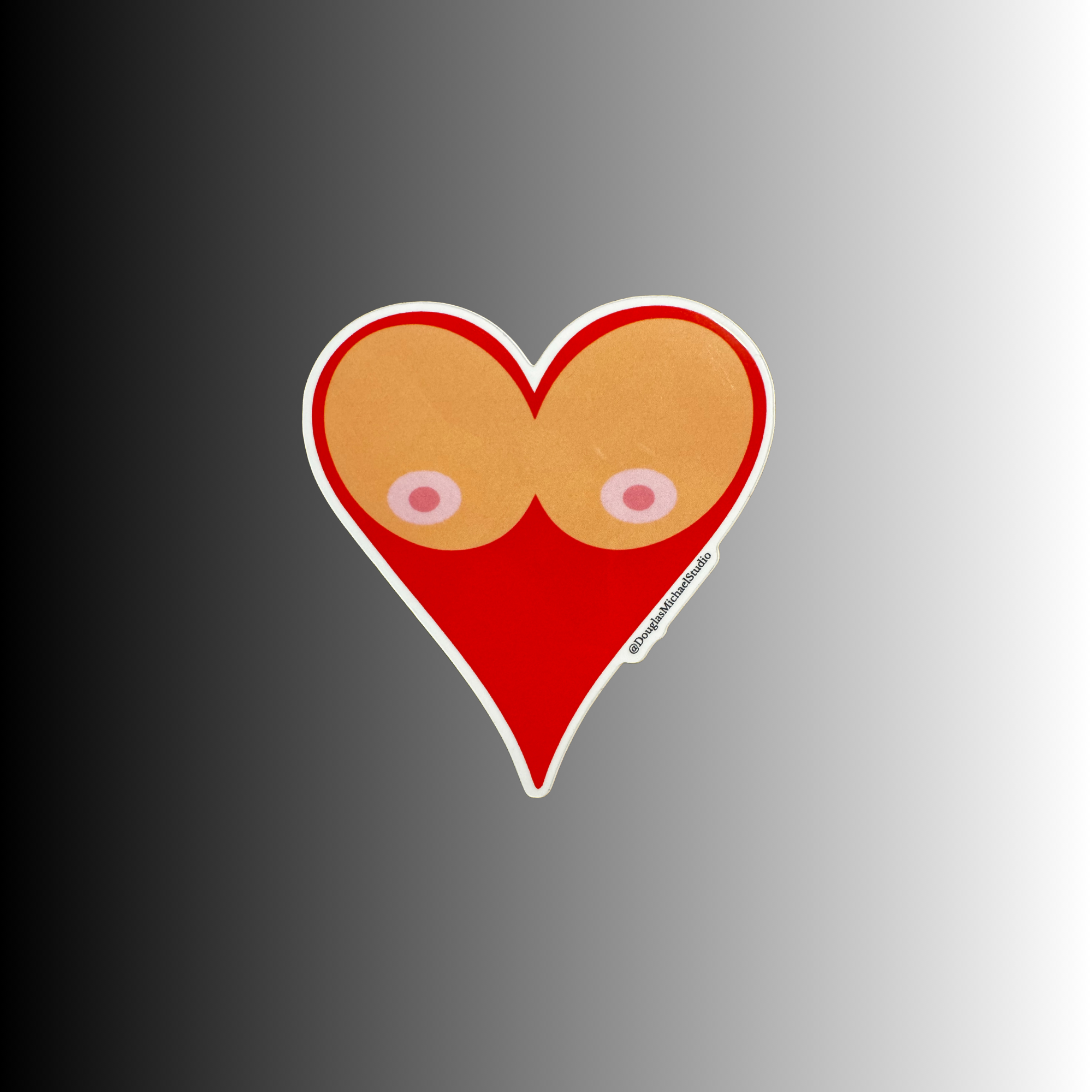 Dirty Deck™ Heart Sticker