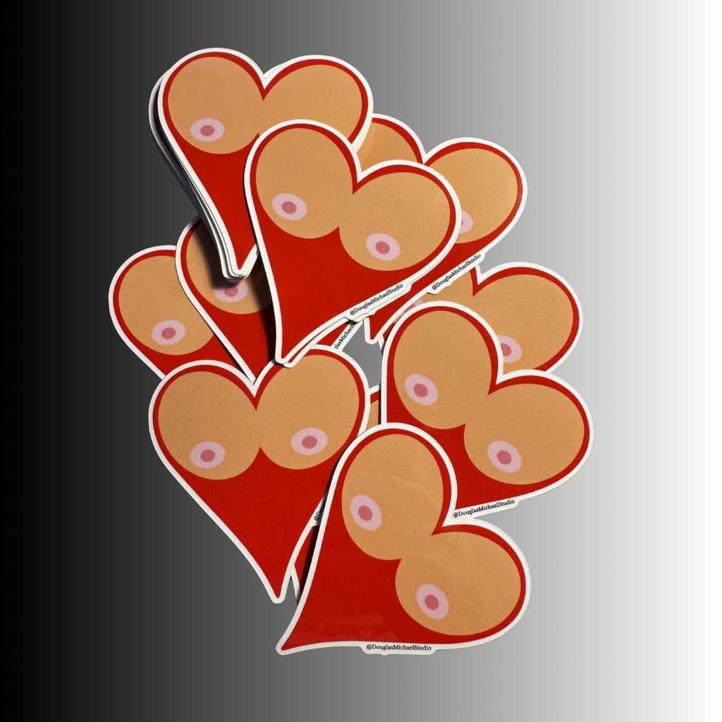 Dirty Deck™ Heart Sticker