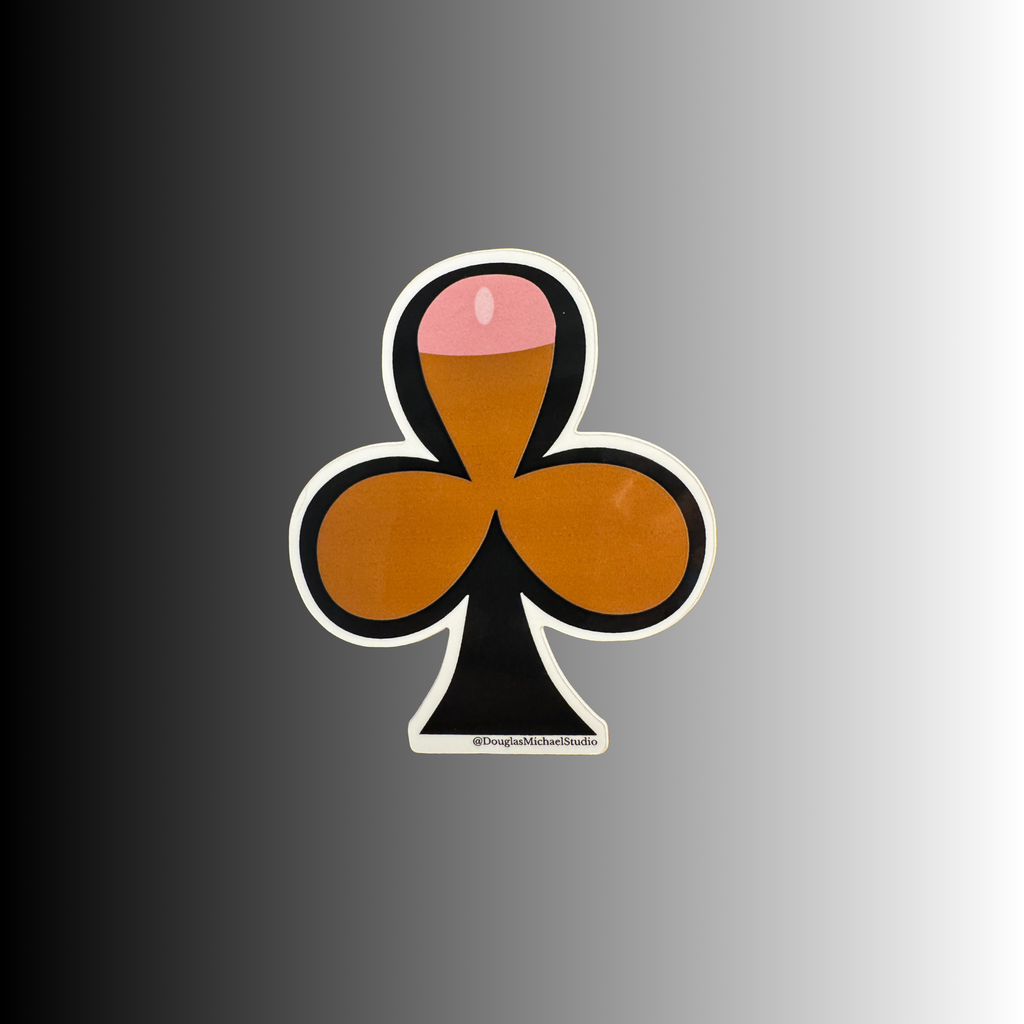 Dirty Deck™ Club Sticker – Dark