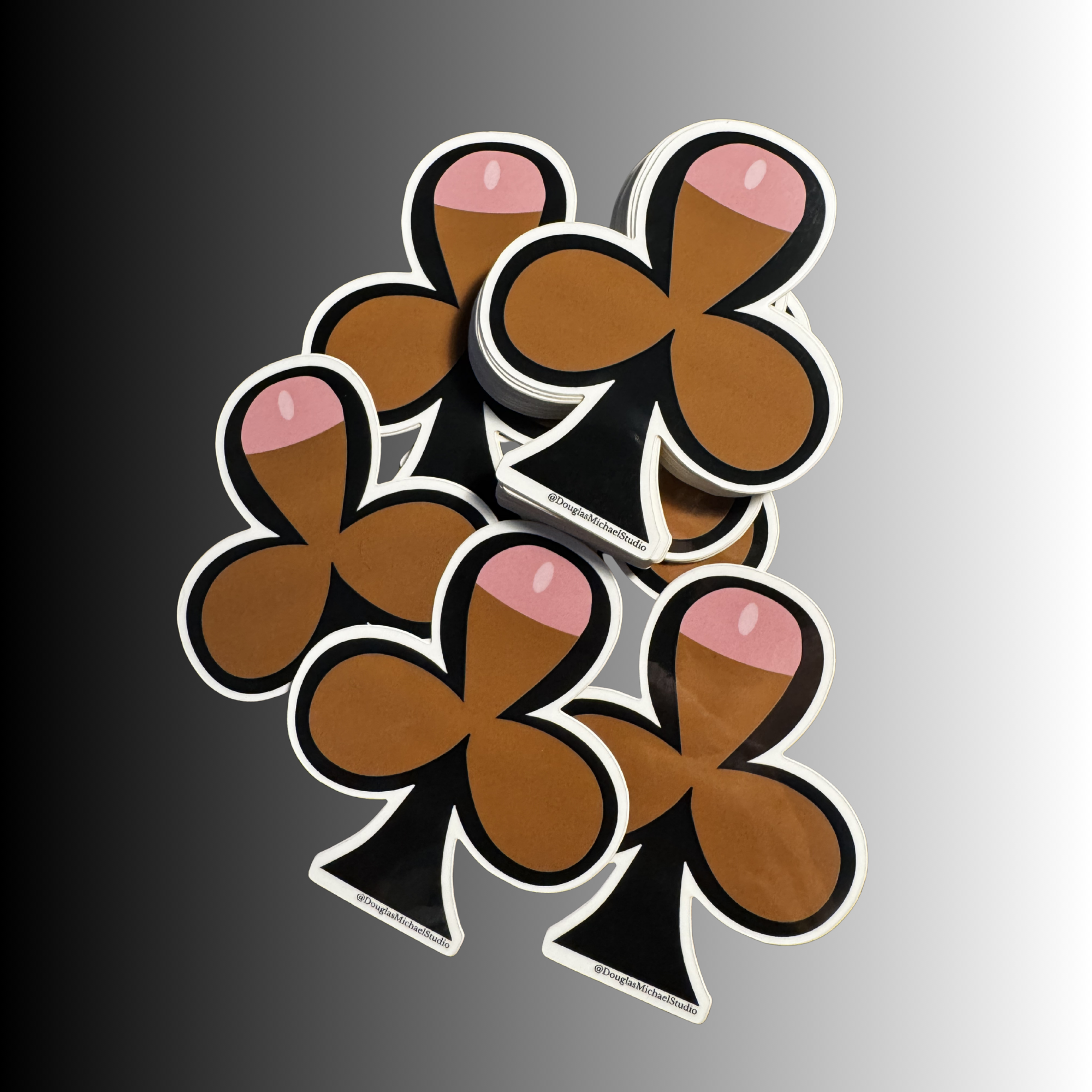 Dirty Deck™ Club Sticker – Dark
