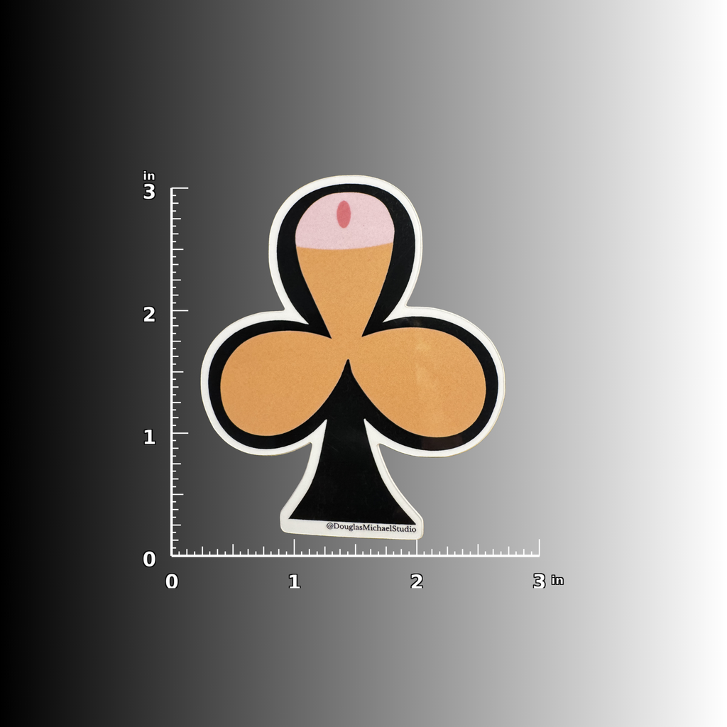 Dirty Deck™ Club Sticker – Light